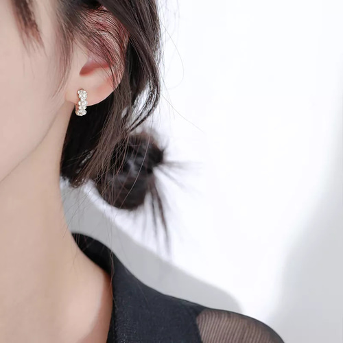 Margaret hoop pierced earrings ～ マーガレットのフープピアス