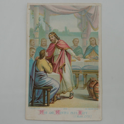 フランスアンティークHoly Card M 4枚目の画像