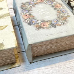 アンティーク風Book型　アレンジメント　天使の羽　タイプ 7枚目の画像