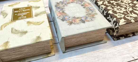 アンティーク風Book型　アレンジメント　天使の羽　タイプ 7枚目の画像