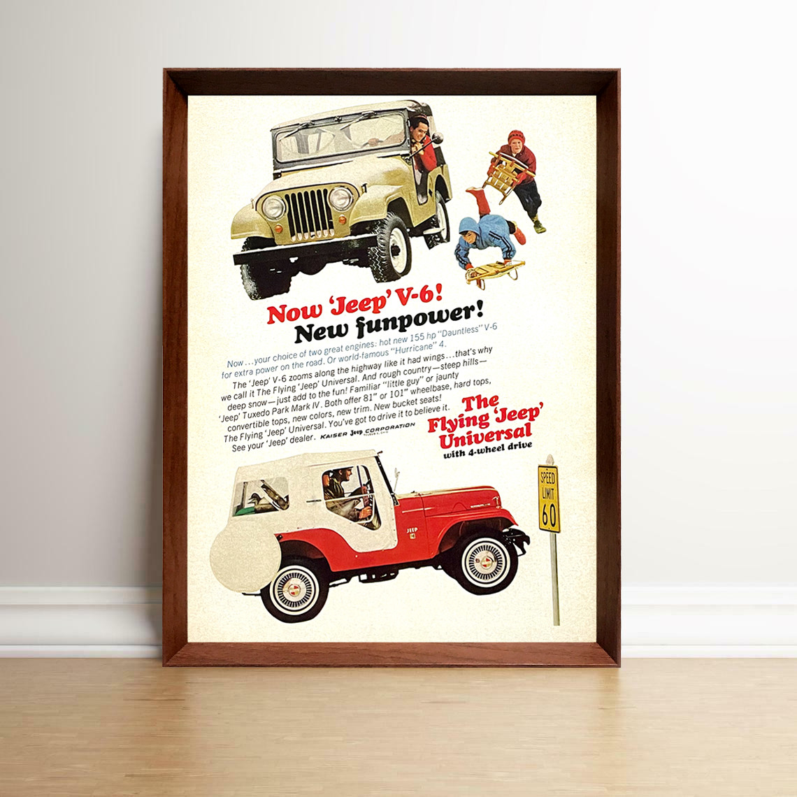 シータ　ラーマ　額縁付　　　　　　　　　　ビンテージポスター