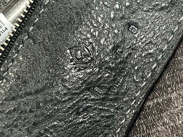 薄型ペンケース　ロロマレザー　ロウ引き牛革 4枚目の画像