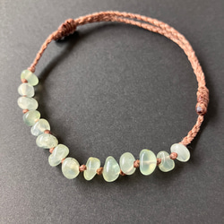 Stone Bracelet – Prehnite プレナイト – 1枚目の画像