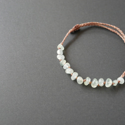 Stone Bracelet – Prehnite プレナイト – 5枚目の画像