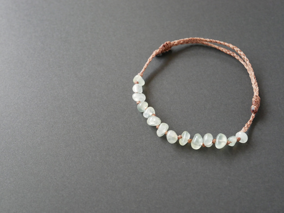 Stone Bracelet – Prehnite プレナイト – 5枚目の画像