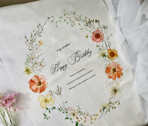 BIRTHDAY TAPESTRY cotton linen|feminine 4枚目の画像