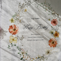 BIRTHDAY TAPESTRY cotton linen|feminine 6枚目の画像