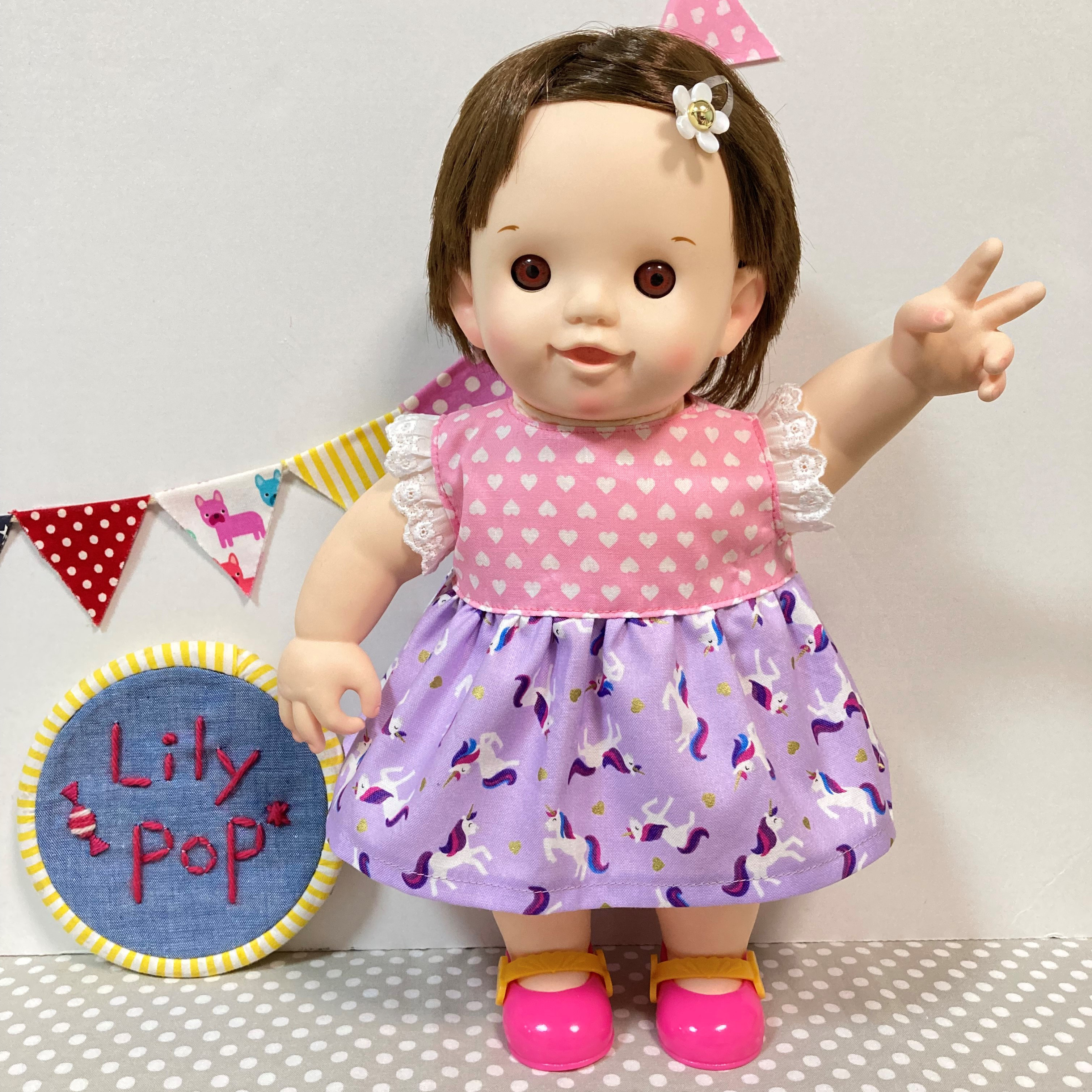 ハリー⭐︎購入ページ】めいちゃんワンピ120cmお早め/ポンポン