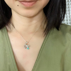 小鳥のネックレス　シルバー製 6枚目の画像