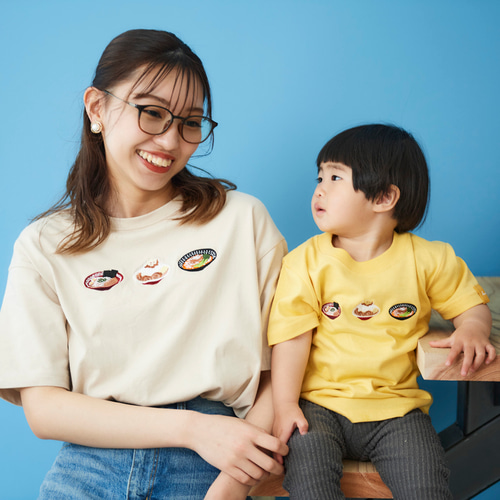 ハート柄 刺繍ロゴ Tシャツ FX22S079【Fano Studios