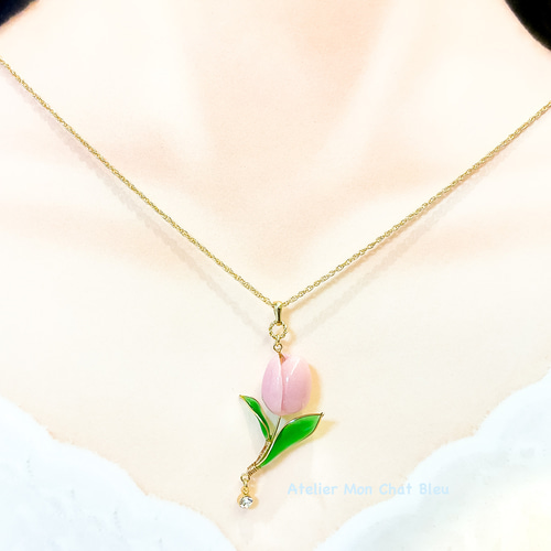 △受注製作△チューリップペンダント ネックレス・ペンダント