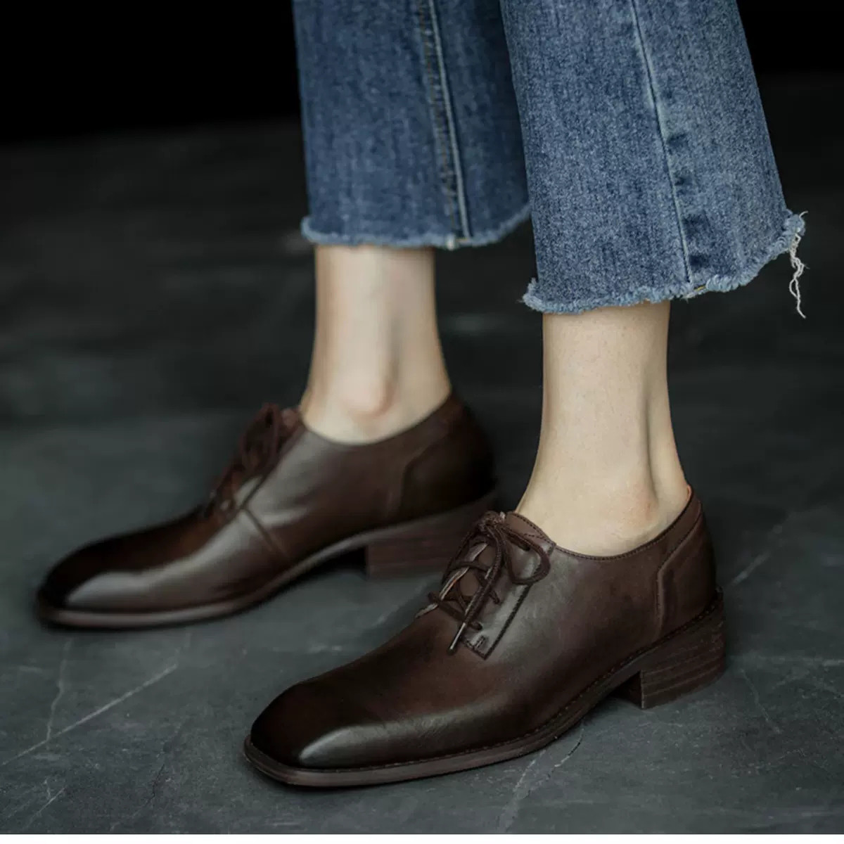 スニーカー 本革 オックスフォードシューズ レディース 靴 革靴 シューズレディース オックスフォード 新色新柄2023