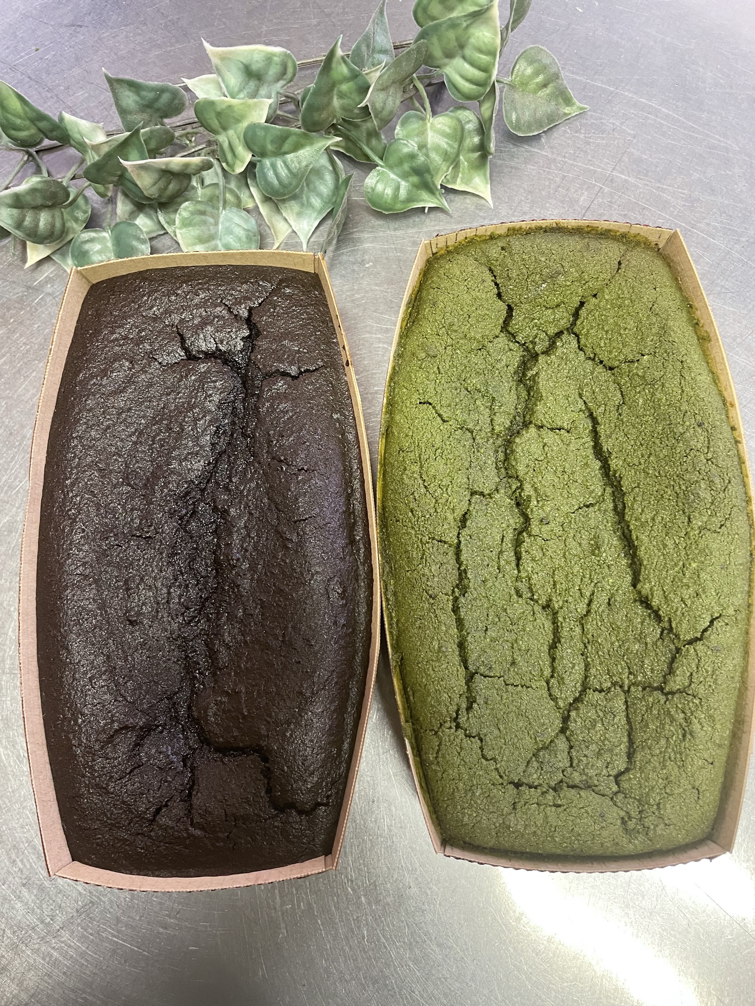 グルテンフリー！２本で1キロ越！濃厚ショコラと濃厚抹茶ケーキ ケーキ