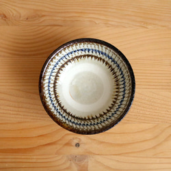 小鉢 小代焼 飛び鉋の小鉢 ふもと窯 井上尚之 １個ずつの販売 小皿 陶器 食器 作家 fumoto-002 2枚目の画像