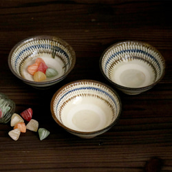 小鉢 小代焼 飛び鉋の小鉢 ふもと窯 井上尚之 １個ずつの販売 小皿 陶器 食器 作家 fumoto-002 9枚目の画像