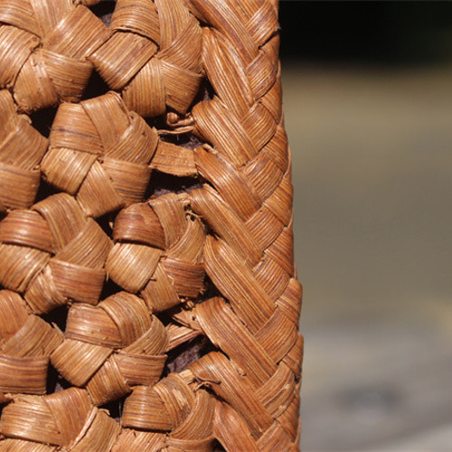 98160長財布 山葡萄 籠 バッグ 六角花編 小銭入れ ポーチ財布 コイン