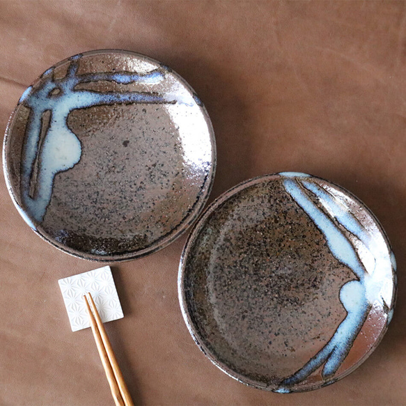 5 英寸盤子 Ojiro Ojiro 燒 5 英寸盤子 藤本窯 Naoyuki Inoue 單獨出售 小盤子 陶器餐具 藝術家時 第16張的照片