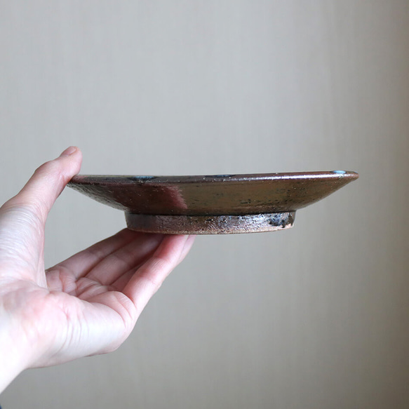 5 英寸盤子 Ojiro Ojiro 燒 5 英寸盤子 藤本窯 Naoyuki Inoue 單獨出售 小盤子 陶器餐具 藝術家時 第13張的照片