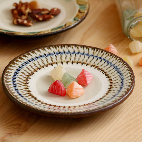 ５寸皿 小代焼 ２種類から選べる五寸皿 ふもと窯 井上尚之 １枚ずつの販売 小皿 陶器 食器 作家 fumoto-007 11枚目の画像