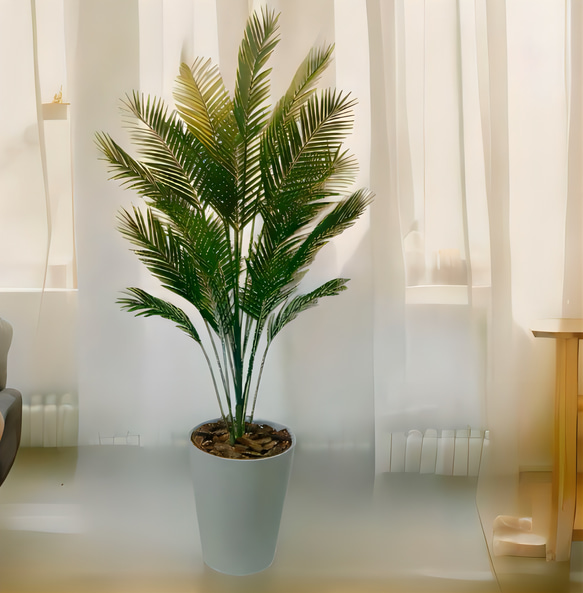 光触媒 人工観葉植物 ウォールグリーン フェイク フラワー アレカヤシ 