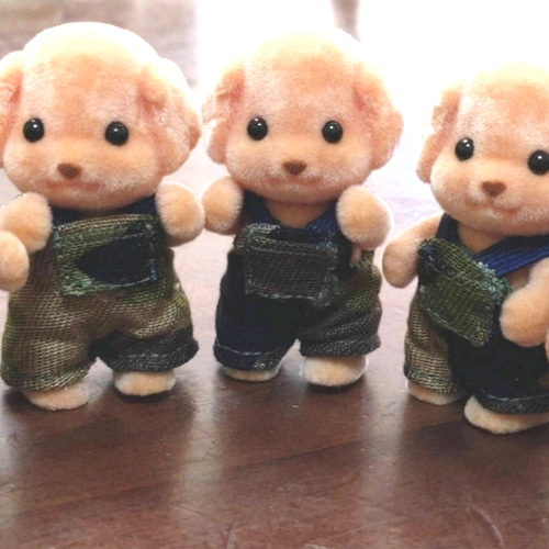 made in rabbit field】とっぷ隊/シルバニアトイプードル made in rabbit field】とっぷ隊/シルバニアトイプードル