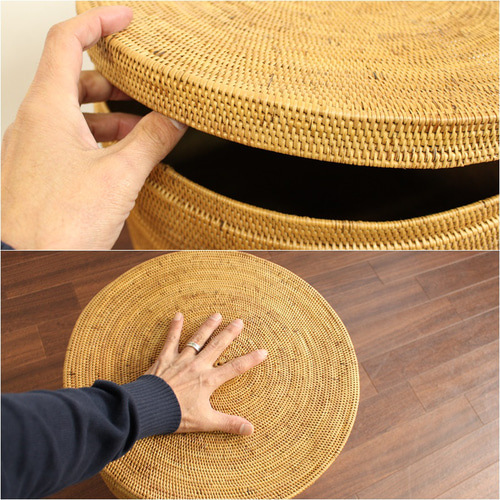 アタ アタバスケット 天然 ナチュラル かご ランドリー