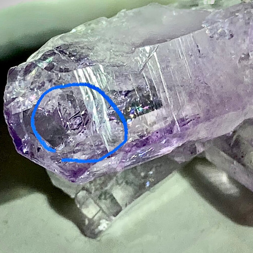 ネガティブ✨　レインボー　ベラクルス アメジスト　ラフストーン　原石　負晶 ネガティブ✨ レインボー ベラクルス アメジスト ラフストーン