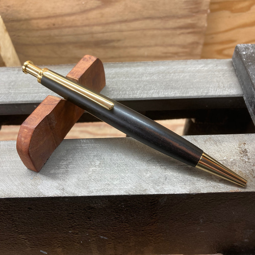 黒檀】ボールペン【縞黒檀】 ペン・筆記用具 Rei工房 通販 15490645