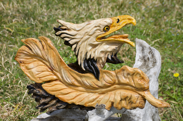 ブロンズ　イーグル 鷲の彫刻 71AxuAcccUL._AC_UF894,