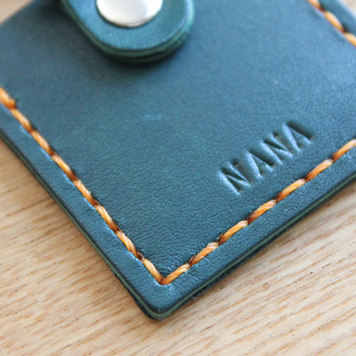 本革ミニフォトフレーム(キーホルダー/まるハート) フォトフレーム