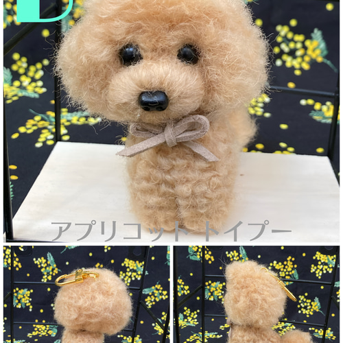 羊毛フェルト♪⭐️キーホルダートイプー⭐️可愛いトイプーちゃん達が