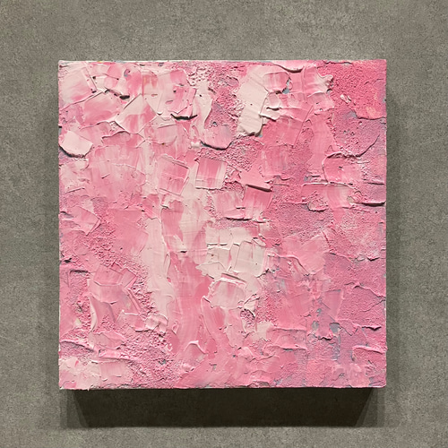 絵画 テクスチャーアート アクリル画 桜 25cm - メルカリ