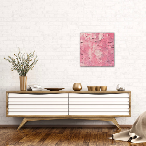 テクスチャーアート/40×40㎝/ニュアンス/桜の絵/桜/テクスチャー
