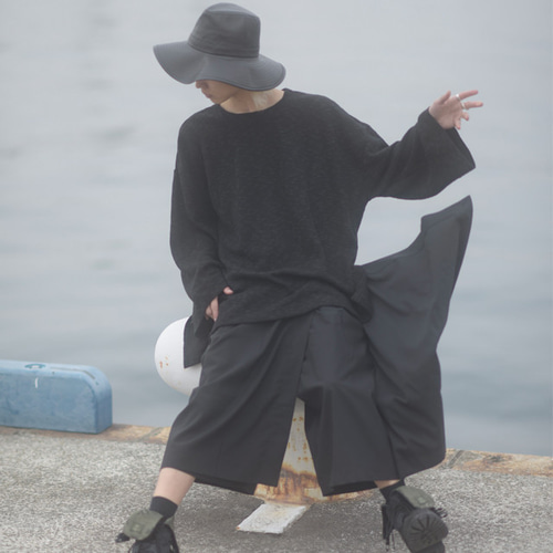 マルチアレンジスカート風フェイクレイヤード袴パンツ マルチアレンジスカート風フェイクレイヤード袴パンツ