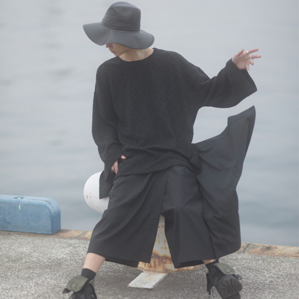 マルチアレンジスカート風フェイクレイヤード袴パンツ 15枚目の画像