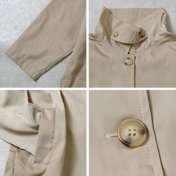 Etranze 長款大衣，採用略帶光澤和挺括的材質，給人以陽剛之感 et10760114 第9張的照片