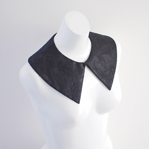 マトリョーシカ レブリカブラック ネックレス つけ襟 マトリョーシカ レブリカブラック ネックレス つけ襟 華やかさを添えて