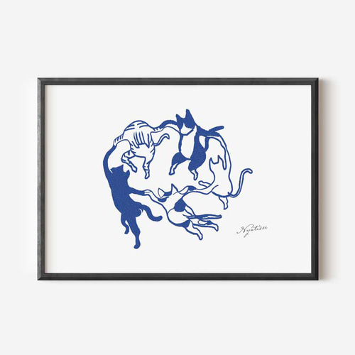 アンリ マチス★ エスタンプ リトグラフ 『マルグリットと猫』 アンリ マチス☆ エスタンプ リトグラフ 『マルグリットと猫』 アンリ