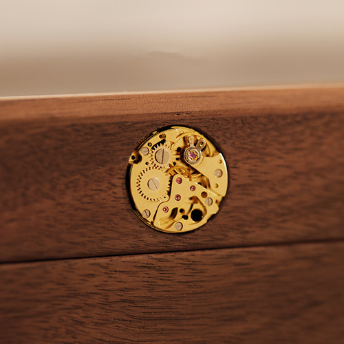 中が見えるジュエリーボックス アクセサリー展示 ウォールナット材