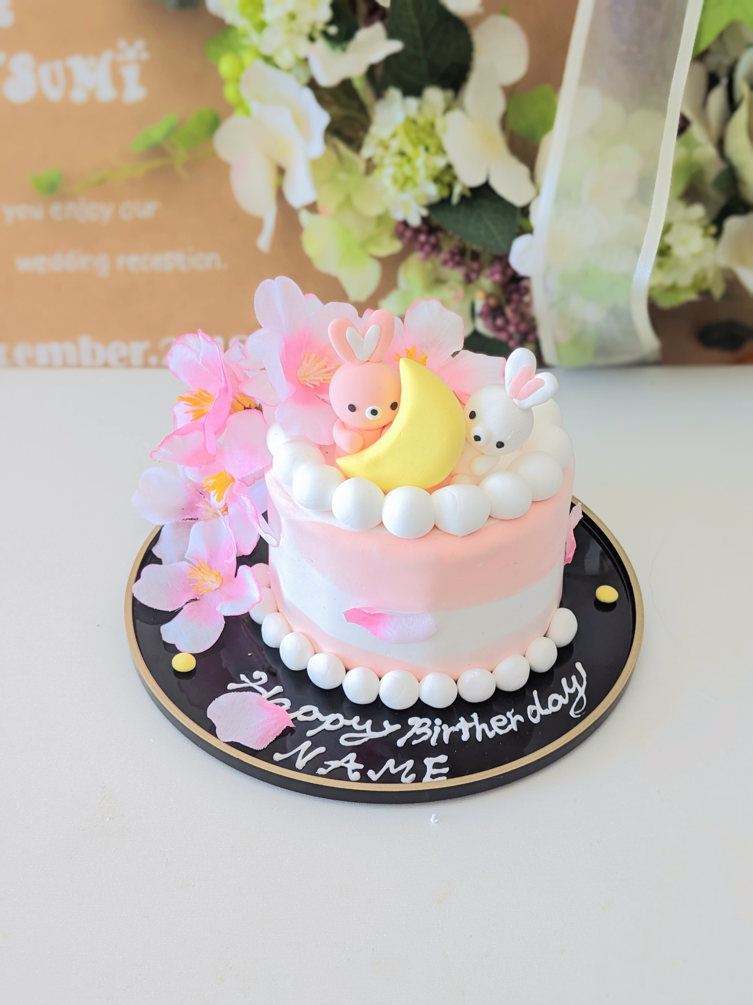 参考画像 クレイケーキ バースデーケーキ 誕生日 クレイケーキ*クレイクリームケーキ*ドリップ*推しケーキ その他