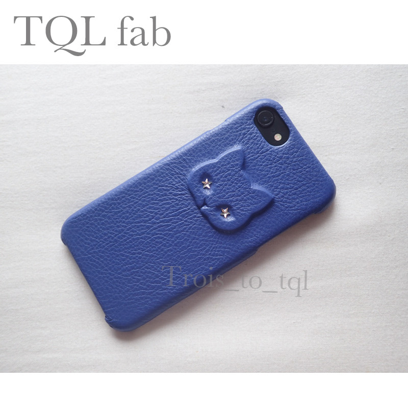 【ほぼ全機種可能】キャッツアイケース〜ロイヤルブルー〜【TQL fab】