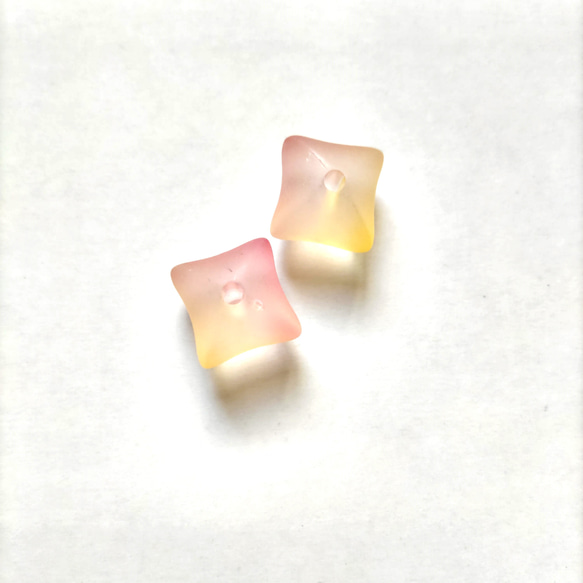 琥珀糖のかんざし　桃色 12枚目の画像