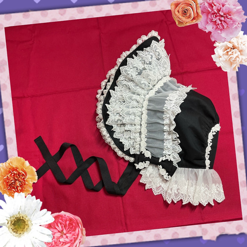 あかさっき用]バラボンネット あかさっき用]バラボンネット