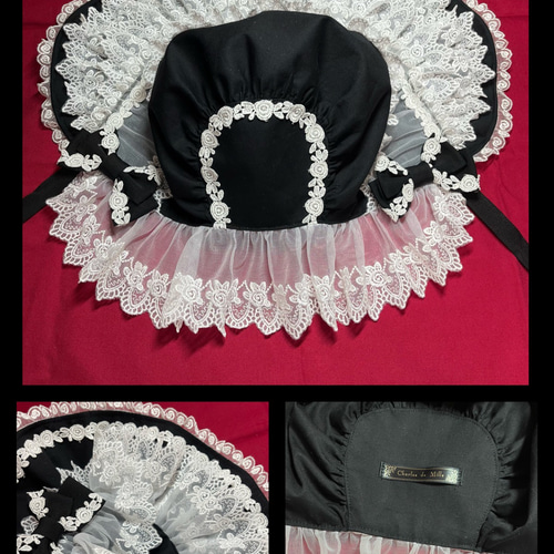 BABY トーションレース フル ボンネット オフ白レース入荷】薔薇園フル