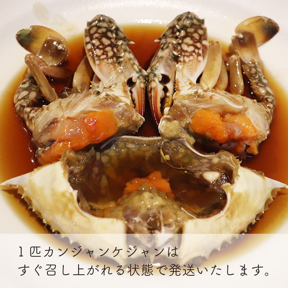 【ギフトにもぴったり】カンジャン満足セット(カンジャンケジャン1匹＆カンジャンセウ8尾) 4枚目の画像