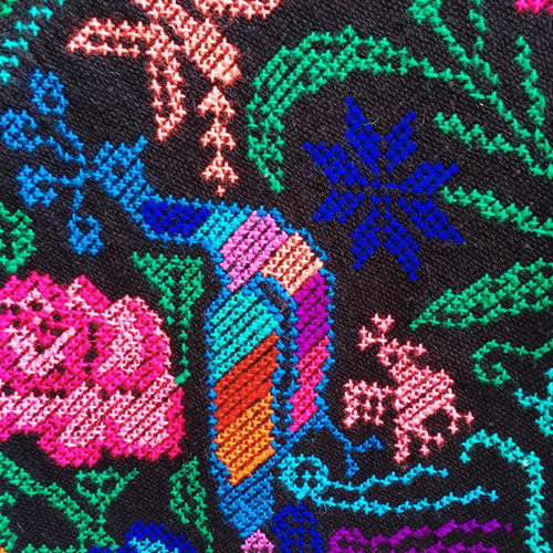 Mexican Embroidery Poncho #2/メキシコ 刺繍 ポンチョ ニット Mexican Embroidery Poncho #2/メキシコ 刺繍 ポンチョ ニット