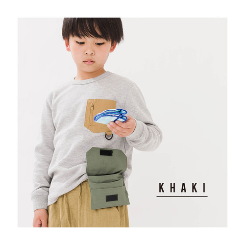 2点セット ウエストポーチ ジャケット 2WAY 移動ポケット ポーチ キッズ 小学生 小学校 マルチポケット