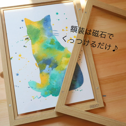 No.001 宇宙猫 絵画 Nakamurart 通販 15493791｜Creema(クリーマ)
