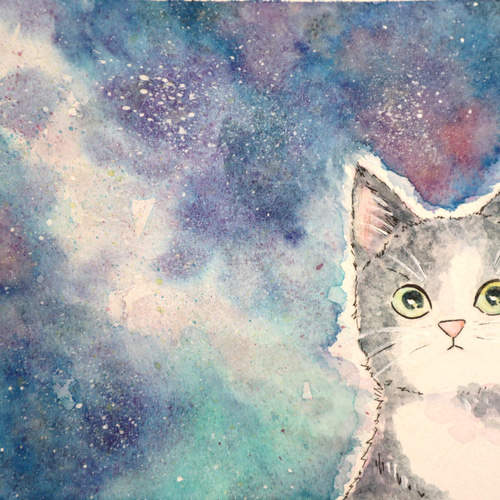 No.001 宇宙猫 絵画 Nakamurart 通販 15493791|Creema(クリーマ) No.001 宇宙猫 絵画 Nakamurart 通販 15493791|Creema(クリーマ)