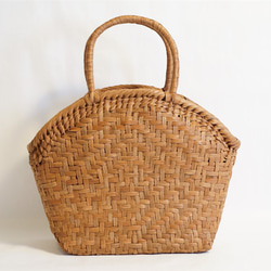 山葡萄 籠 かごバッグ カゴ 網代編み 中布と内ポケット付き 匠の技